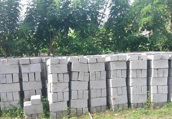 A school is built one brick at a time